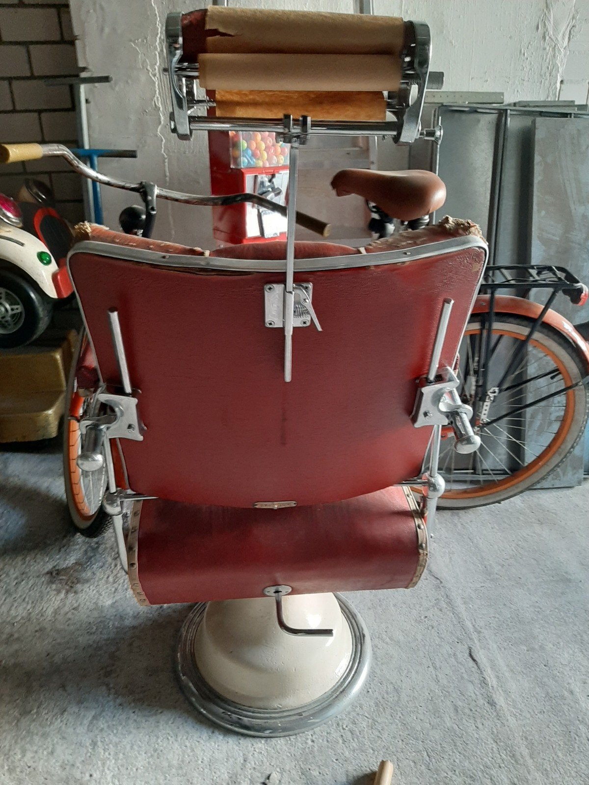 Oude barber/kapper stoel, Ophalen, Huis en Inrichting