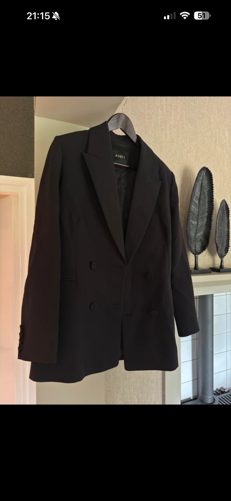 Josh V blazer Dillen L, Kleding | Dames, Zwart, Maat 42/44 (L), Ophalen of Verzenden, Zo goed als nieuw