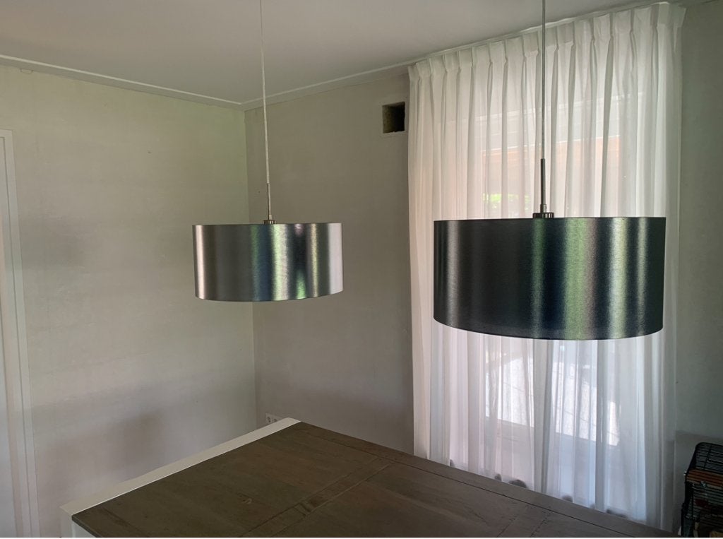 Lampenset: hanglamp en staande lamp, Ophalen, E27 (groot), Modern, Kunststof