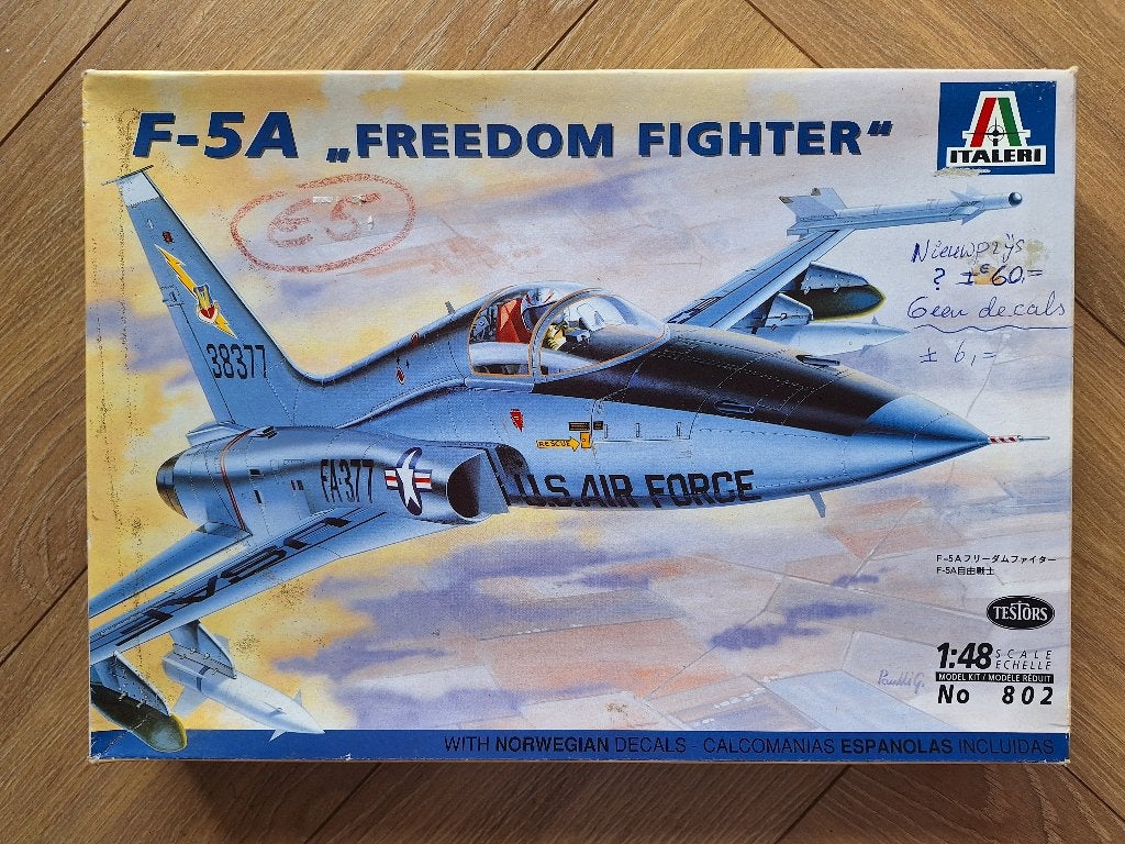 1:48 / 1/48 Italeri F-5A “Freedom Fighter”, Italeri, Ophalen of Verzenden, Zo goed als nieuw, Groter dan 1:72
