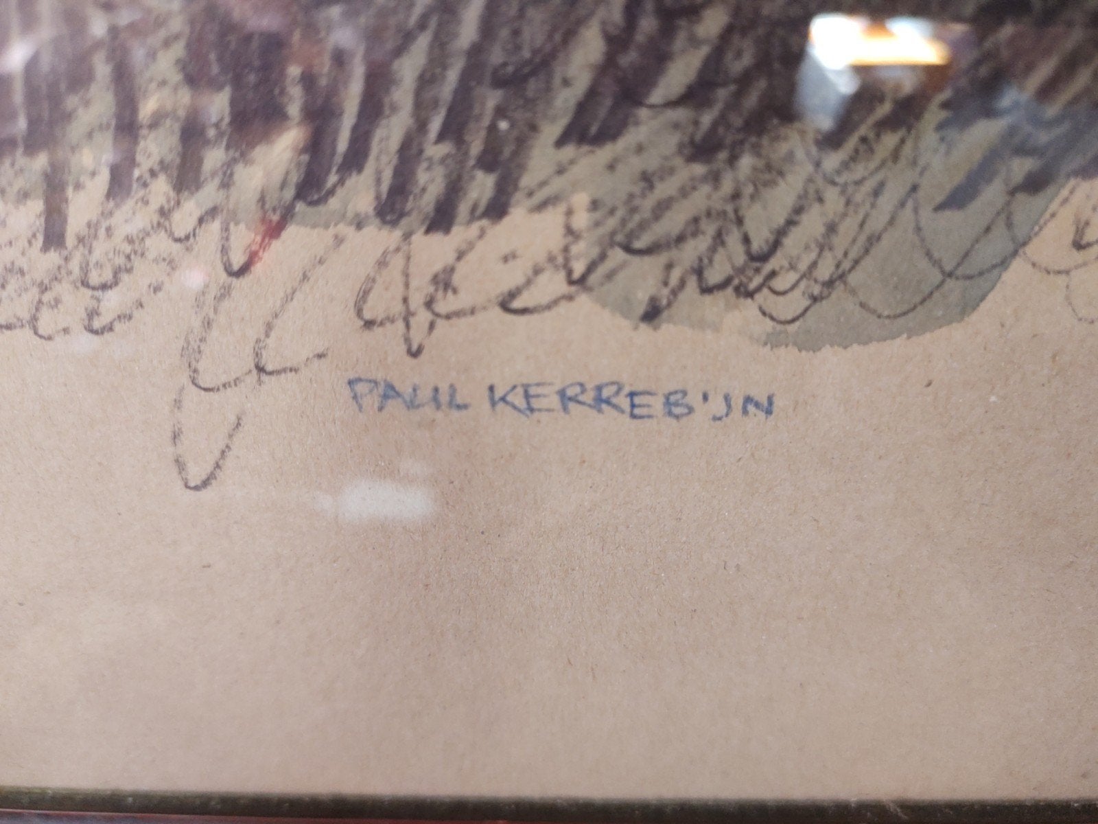 Portret door Paul Kerrebijn., Antiek en Kunst, Ophalen