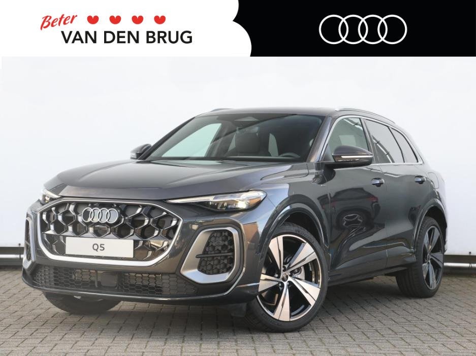 Audi Q5 S edition 2.0 TFSI e 220 kW / 299 PK SUV | Panoramad, Auto's, Automaat, Automatische klimaatregeling, Stof, Gebruikt