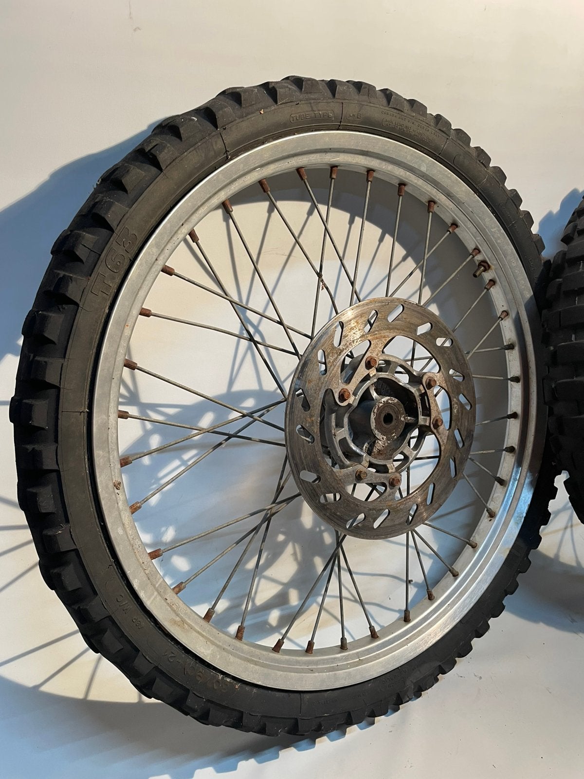 Set 18/21 inch crosswielen voor Derbi Senda Extreme, Fietsen en Brommers, Gebruikt, Derbi, Overige typen, Derbi