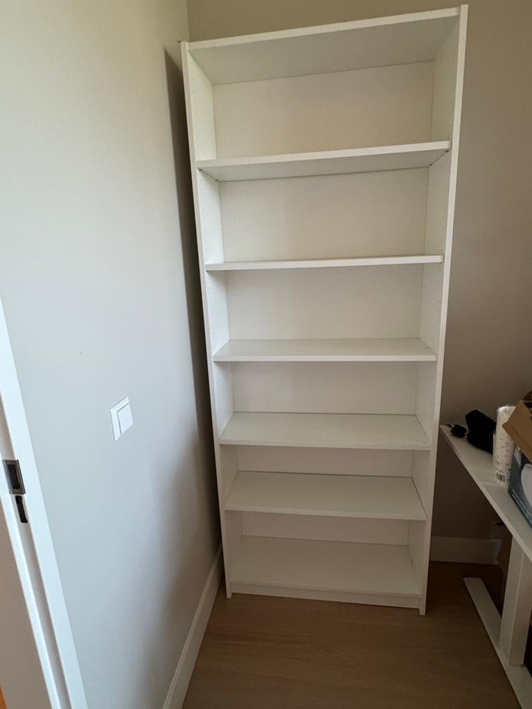 Ikea Billy boekenkast met verstelbare planken wit, Huis en Inrichting, Kasten | Boekenkasten, Ophalen, Met plank(en), 200 cm of meer