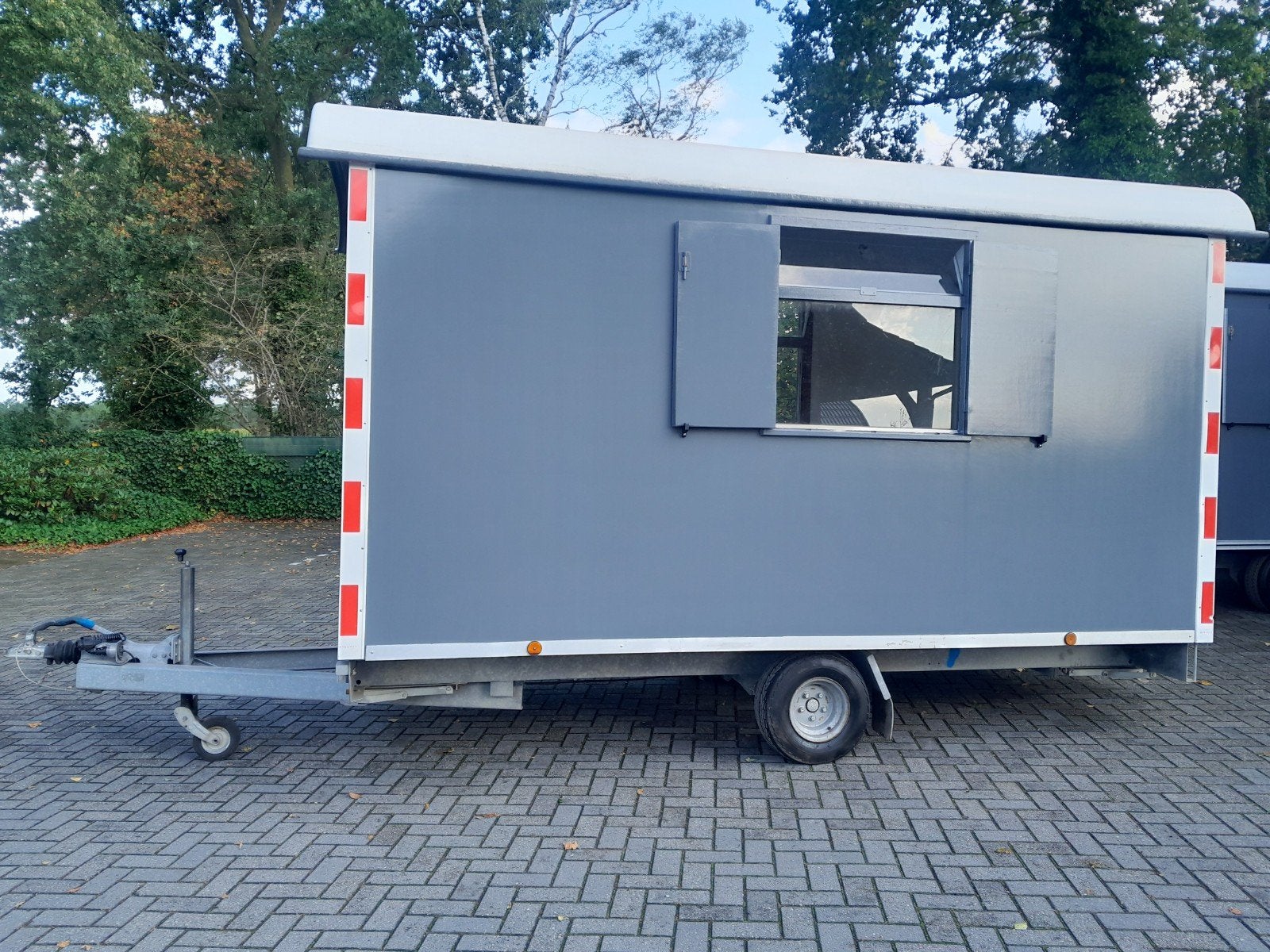 schaftwagen snelverkeer schaftkeet pipowagen keet bouwkeet, Ophalen, Zo goed als nieuw