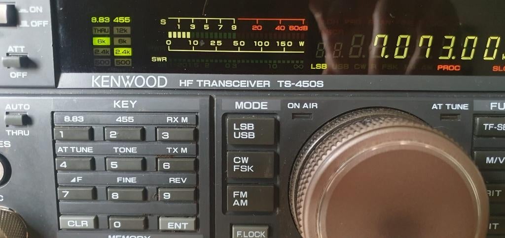 Kenwood ts 450 sat/plus GPV 5/8ste golf antenne, Ophalen of Verzenden, Zo goed als nieuw, Zender en Ontvanger