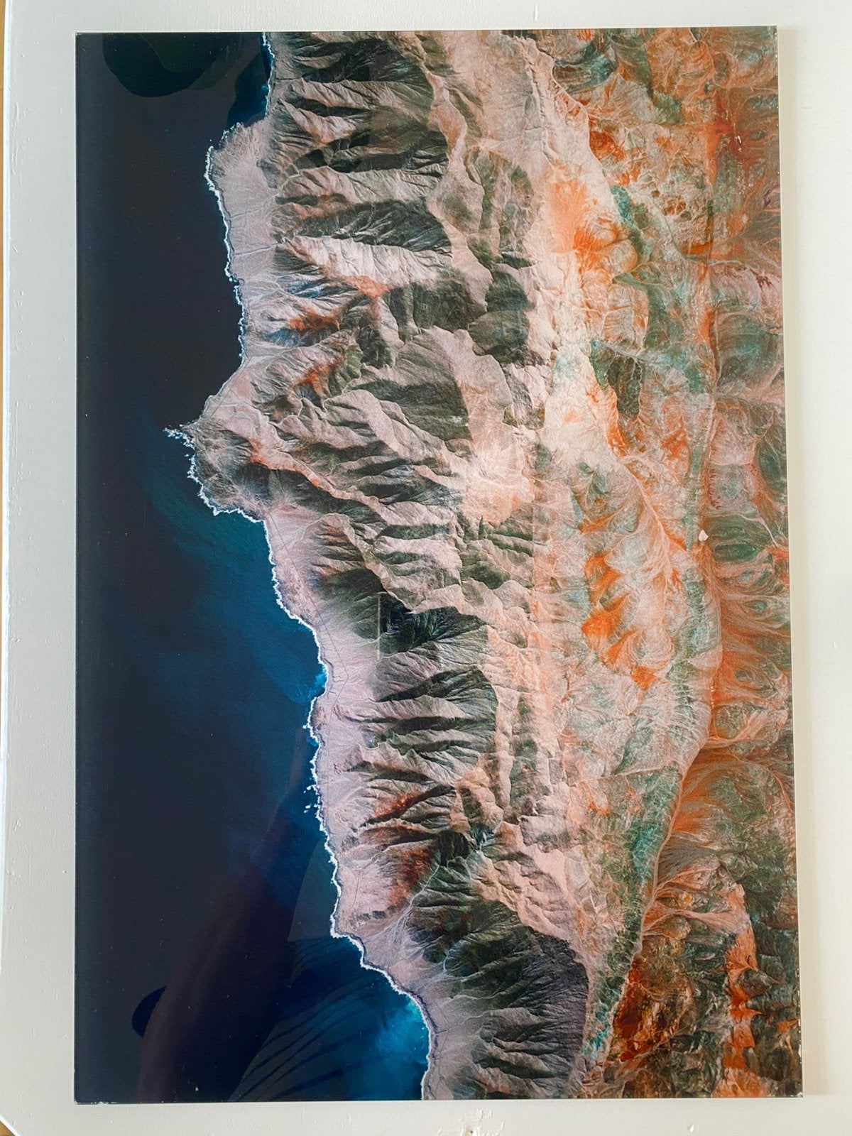Abstracte luchtfoto Chili, Ophalen of Verzenden