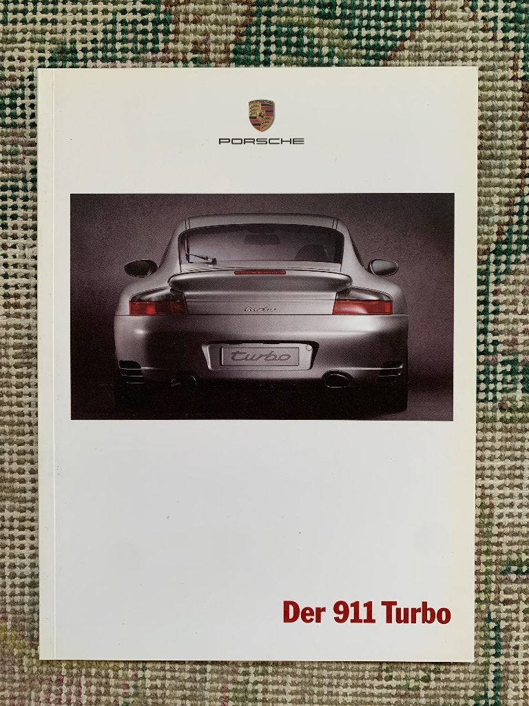 Brochure folder Porsche 911 996 Turbo 1999 nieuw!, Porsche, Nieuw, Ophalen of Verzenden, Porsche