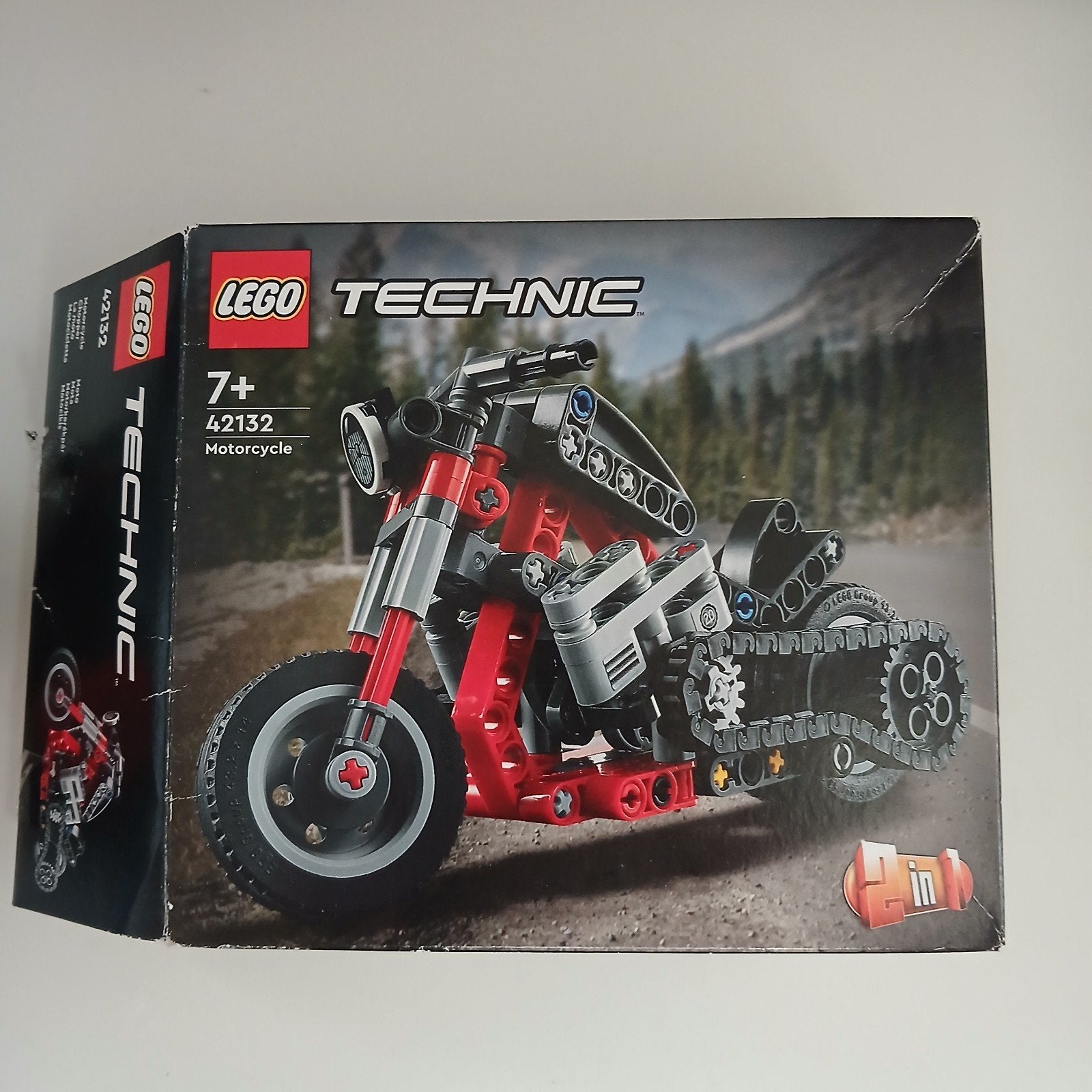 LEGO Technic Motorfiets 42132 - Zo goed als nieuw, Ophalen of Verzenden, Zo goed als nieuw, Overige merken