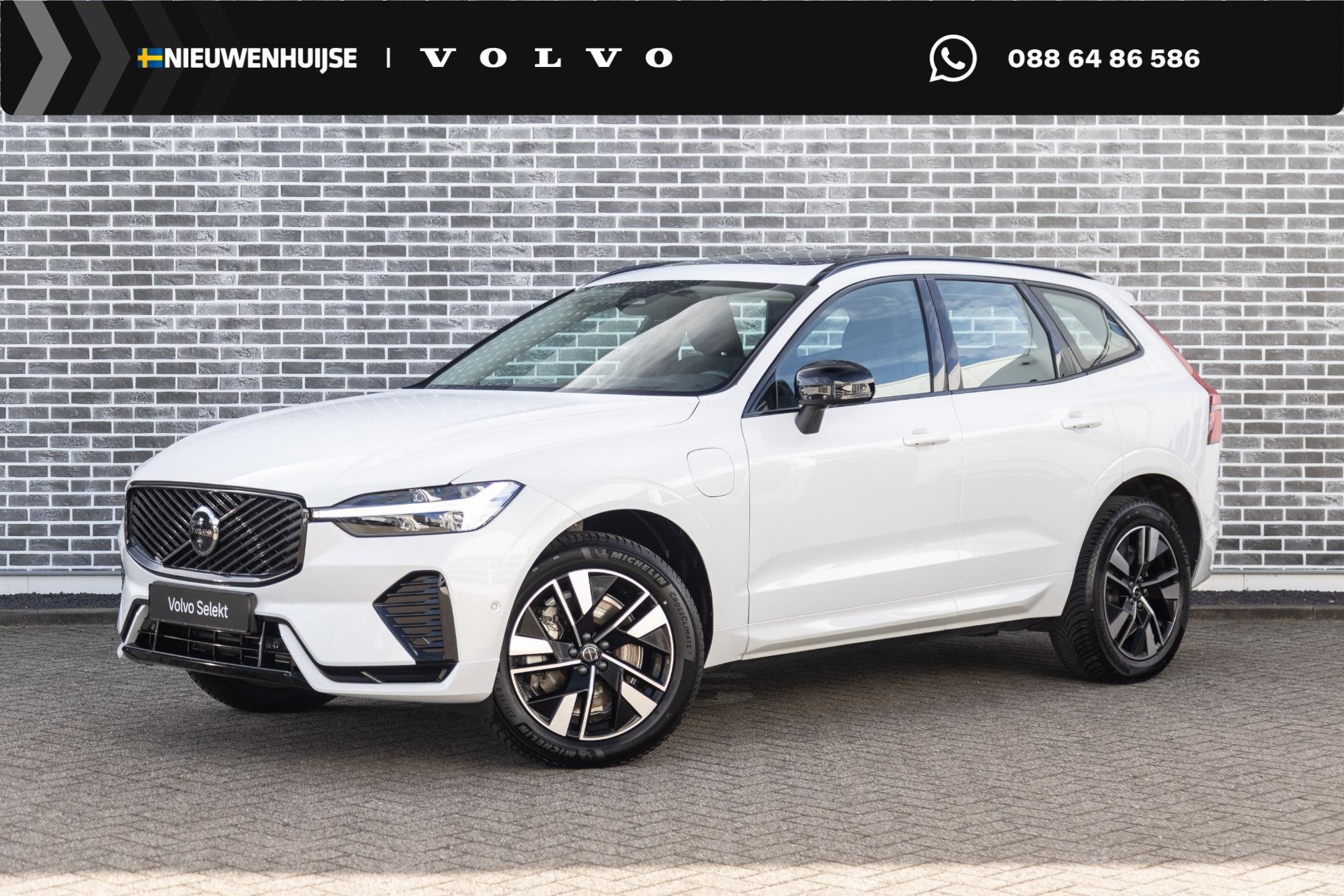 Volvo XC60 2.0 T6 Plug-in hybrid AWD Plus Dark | PHEV | Face, Auto's, Gebruikt, Euro 6, 4 cilinders, 180 min