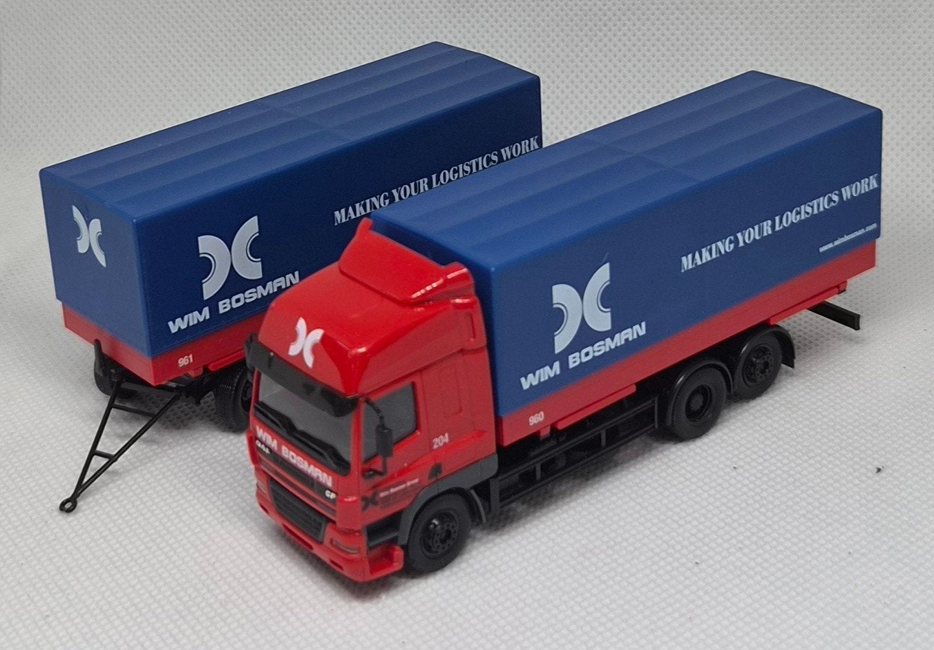 DAF CF Wim Bosman, Ophalen of Verzenden, Zo goed als nieuw, Bus of Vrachtwagen, Herpa