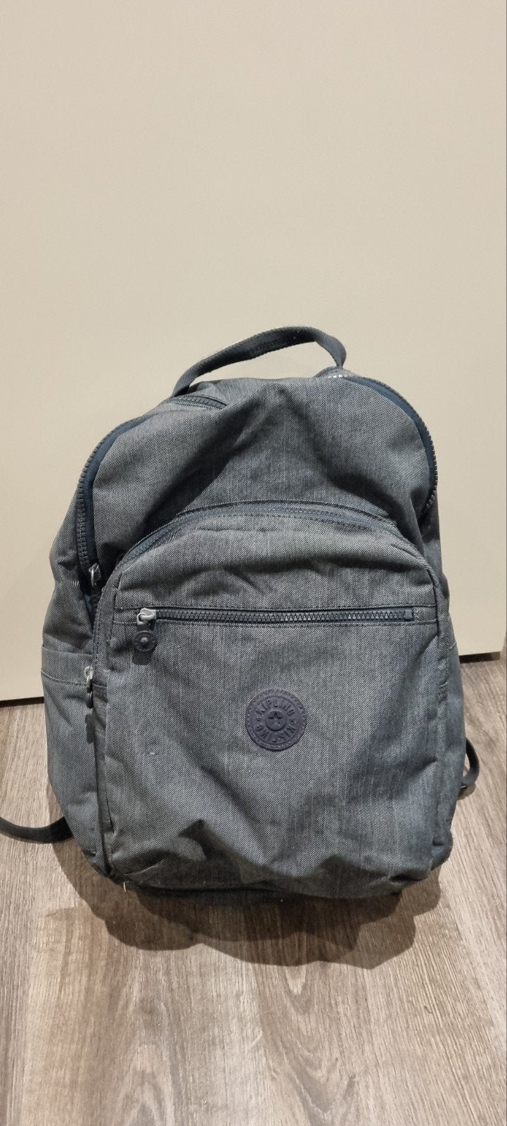 Kipling rugzak, grijs, zo goed als nieuw, Sieraden, Tassen en Uiterlijk, Tassen | Rugtassen, Kipling, Ophalen of Verzenden, Zo goed als nieuw