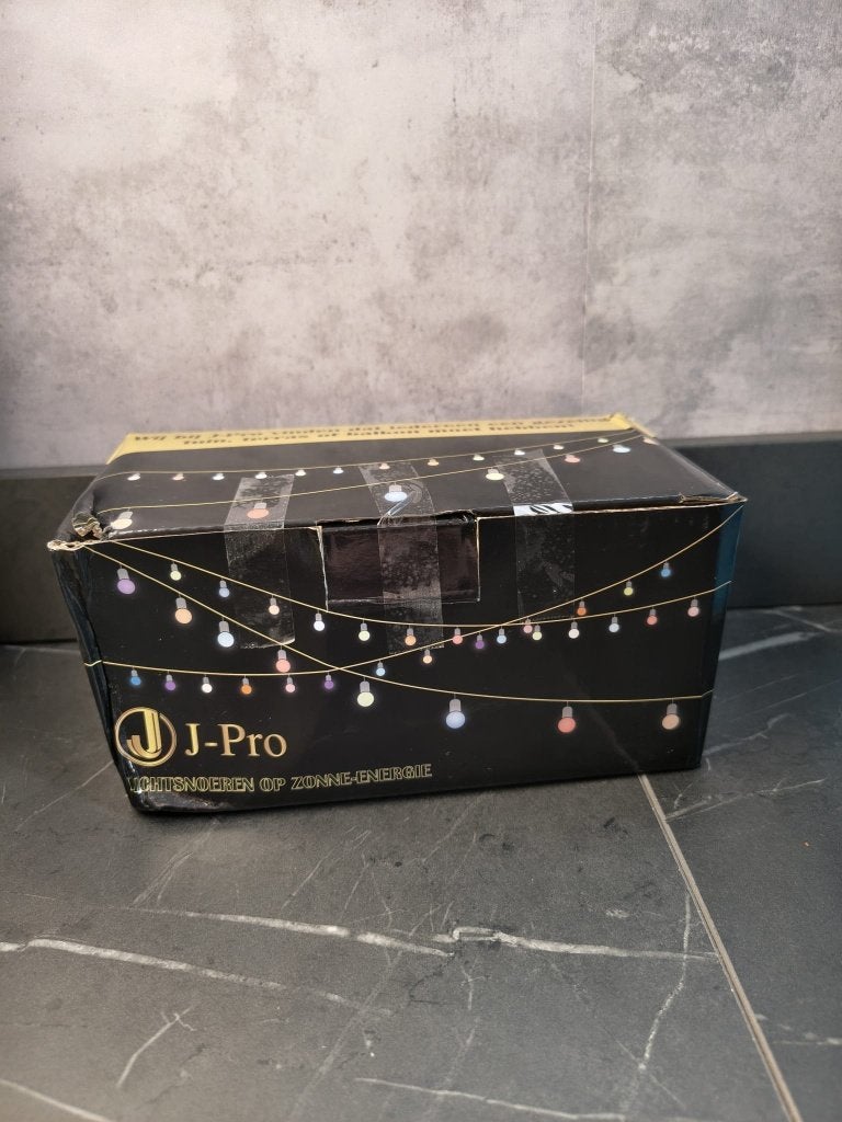 J-Pro Solar LED Lichtsnoer–Sfeervolle Tuinverlichting, Zonne-energie, Kunststof, Verzenden, Minder dan 50 watt