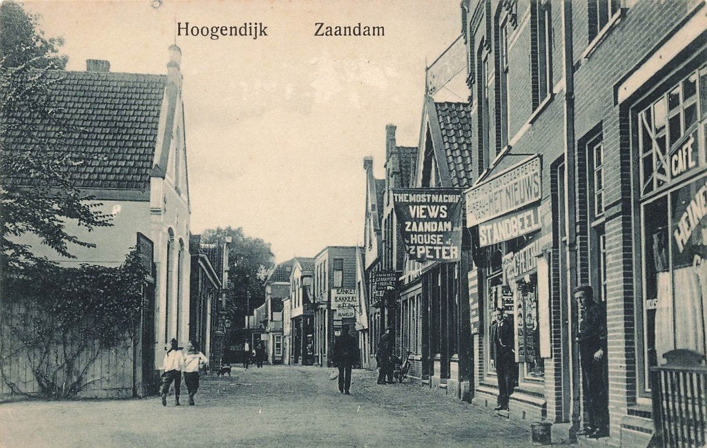 Zaandam, Hoogendijk, Ophalen of Verzenden, Voor 1920, Ongelopen, Noord-Holland