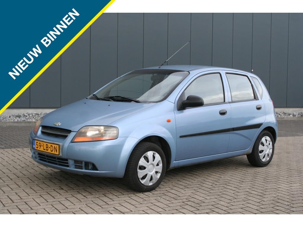 Daewoo Kalos 1.4 Style (bj 2002), 13 km/l, Stof, 4 cilinders, Origineel Nederlands