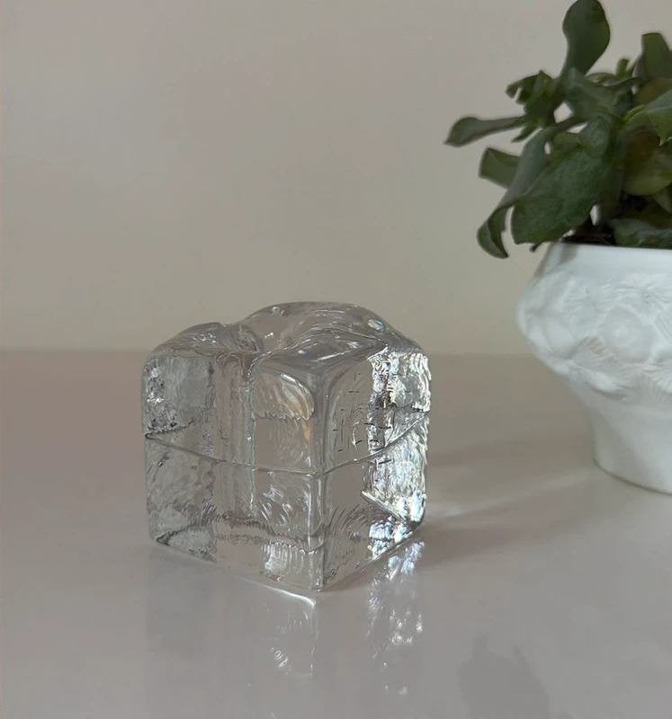 Ice block solifleur vaas, Overige kleuren, Handgemaakt, Ophalen of Verzenden, 6 cm