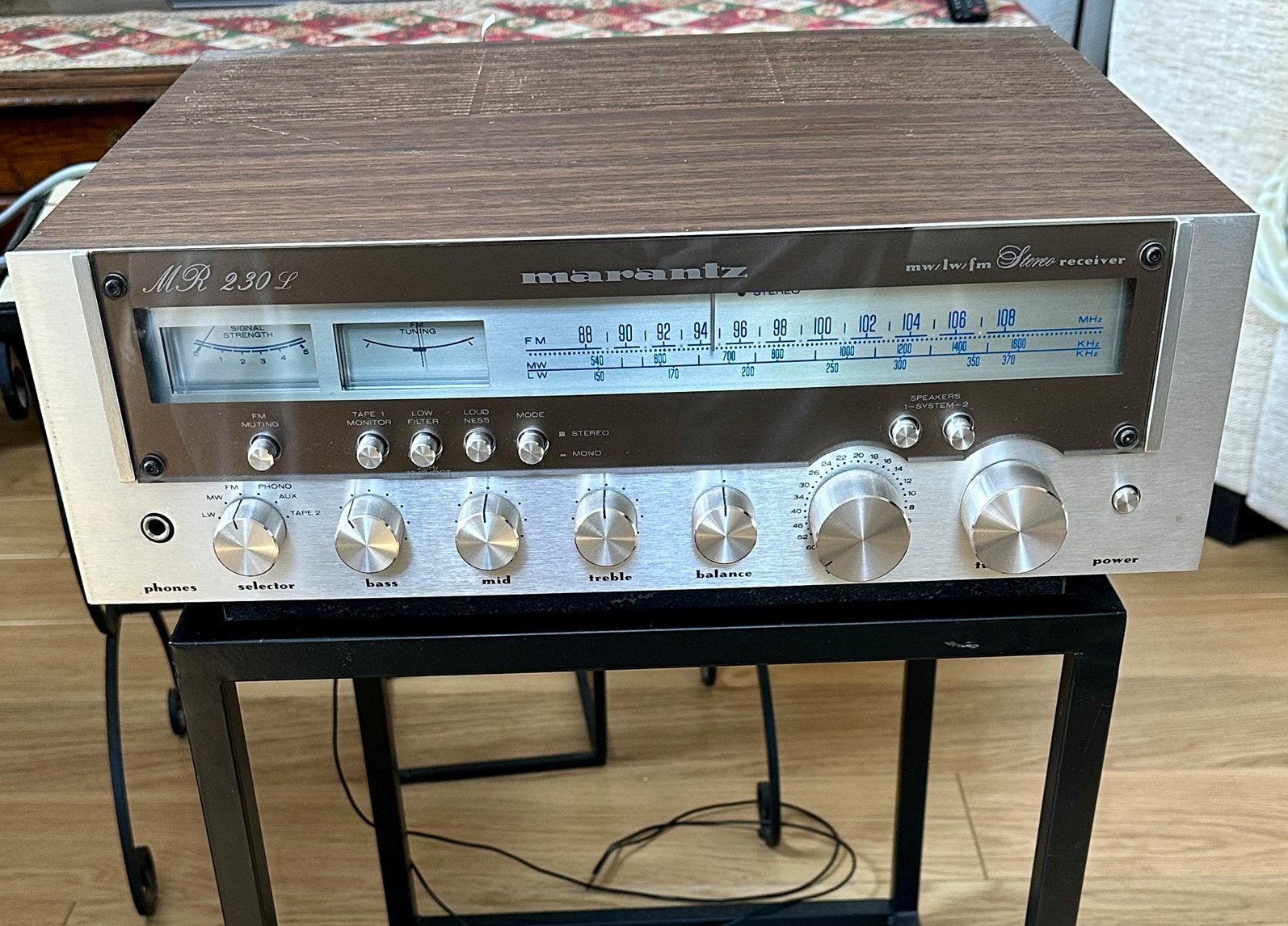 Marantz MR 230l, Ophalen