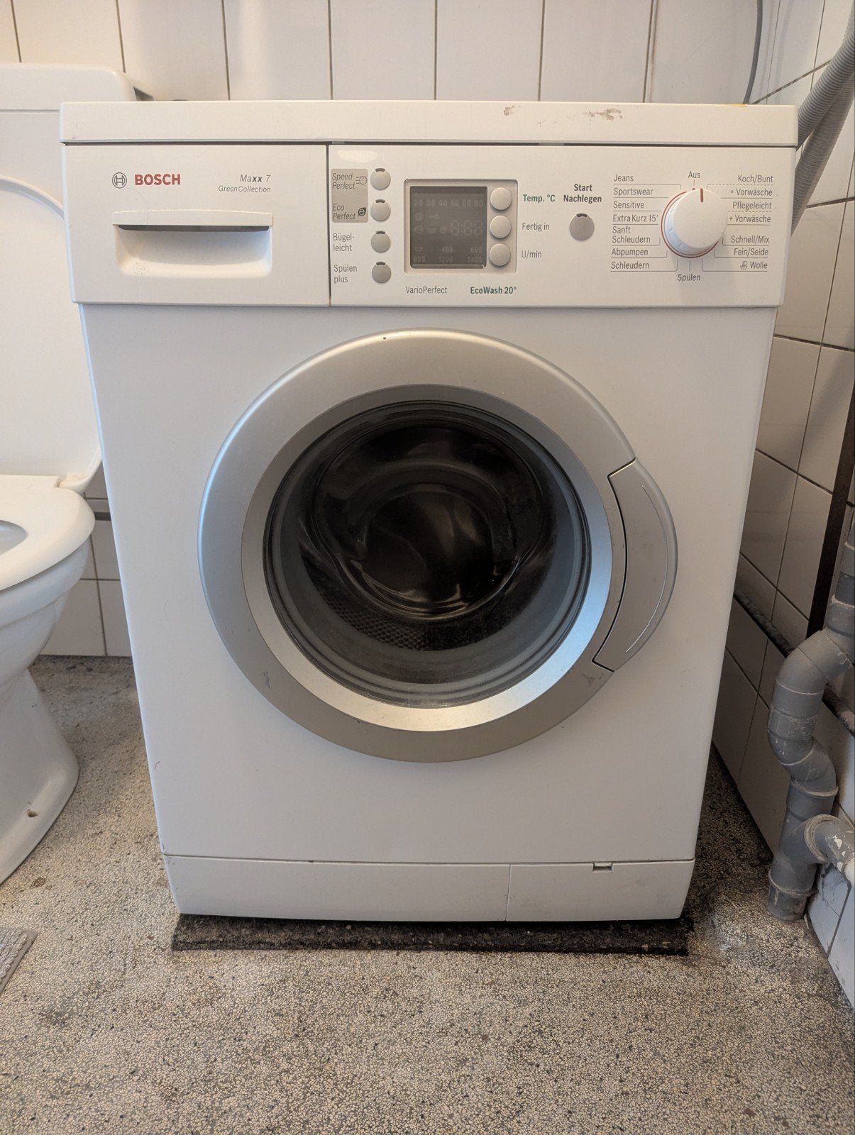 Bosch Maxx 7 VarioPerfect Wasmachine, Witgoed en Apparatuur, 6 tot 8 kg, Ophalen, 1200 tot 1600 toeren, 85 tot 90 cm