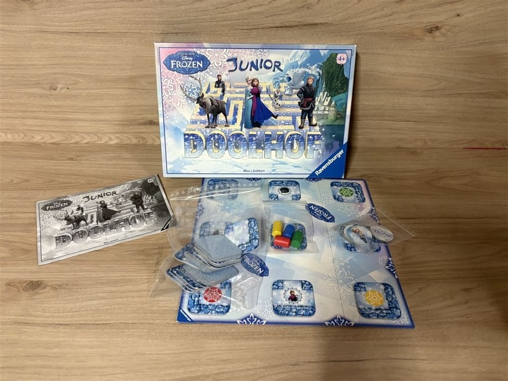 junior doolhof disney frozen - s4176, Verzenden, Zo goed als nieuw