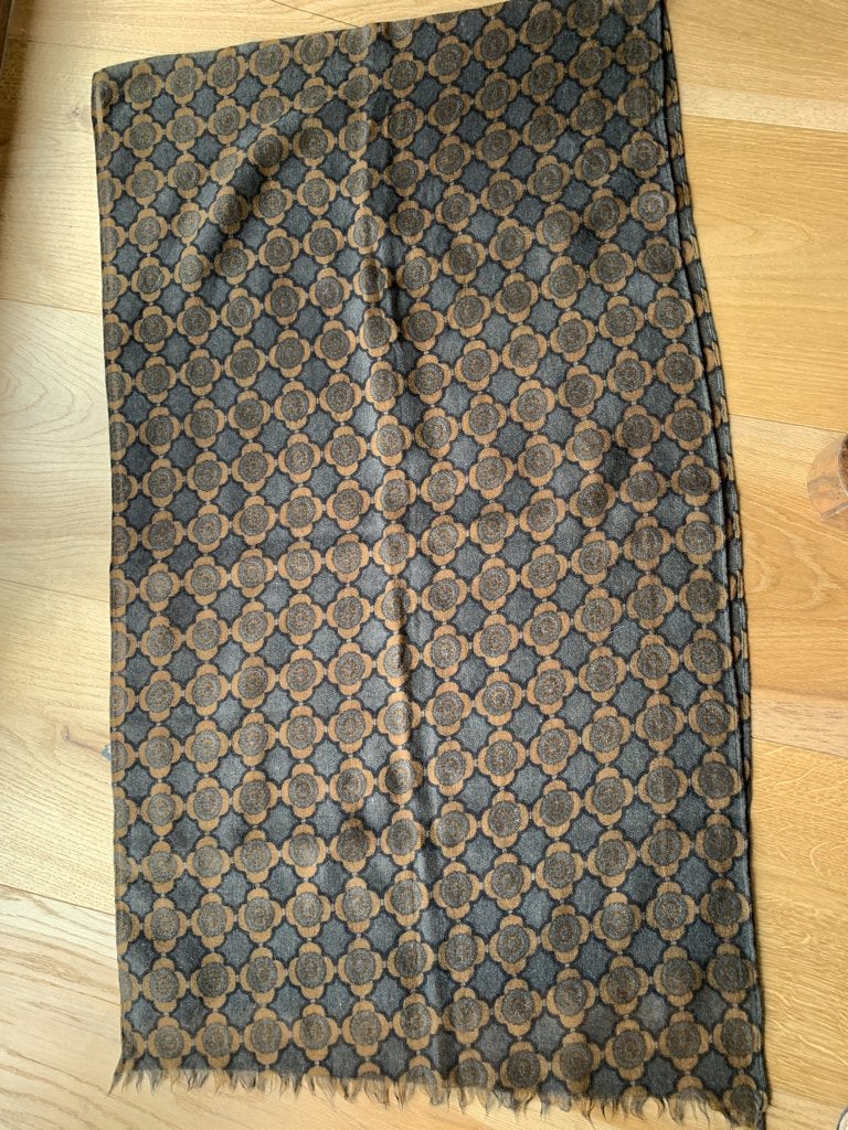Marc O'Polo licht wollen heren sjaal met klassiek patroon, Verzenden, Overige maten, Sjaal, Marc O'Polo