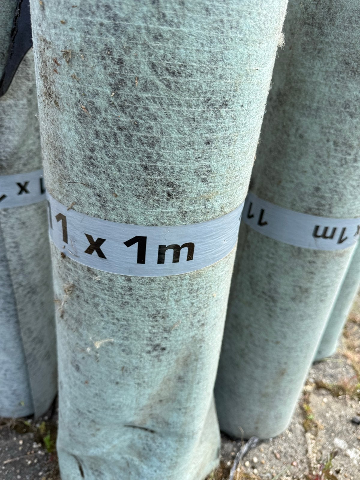 Onderlaag bitumen spijkerrol onderrol - 70 m², Ophalen, Overige materialen, Gebruikt, Zwart