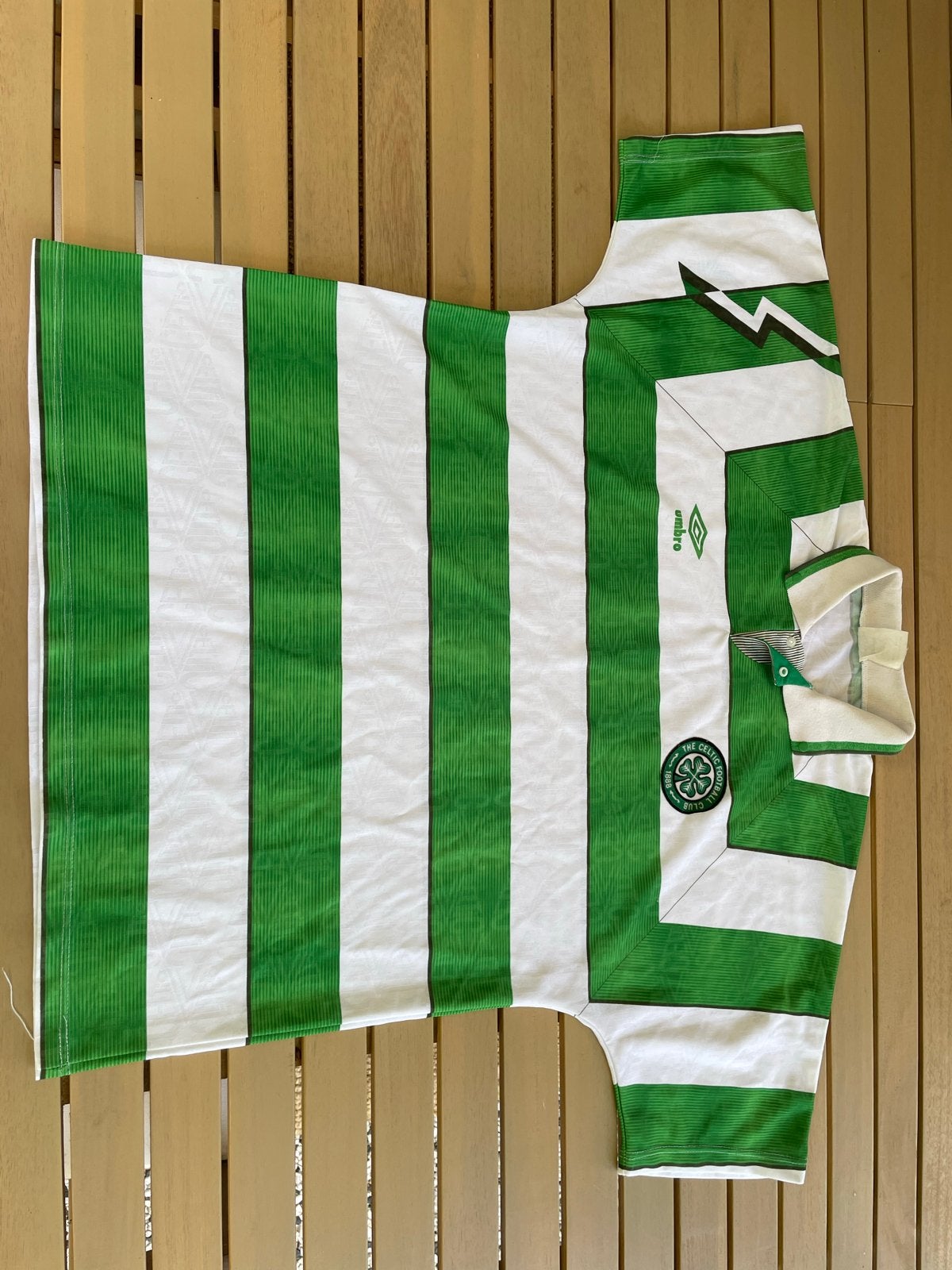 Vintage Celtic FC Thuisshirt Umbro footbalshirt XL, Maat 52/54 (L), Ophalen of Verzenden, Zo goed als nieuw, Voetbal