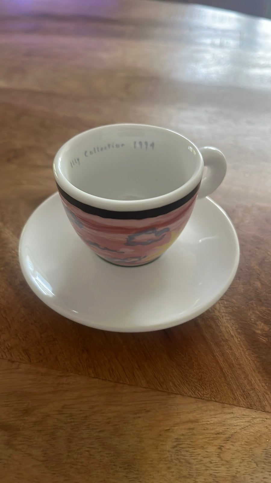 16 Illy Art Collection Kopjes en schotels, Ophalen of Verzenden, Zo goed als nieuw, Porselein, Kop en/of schotel