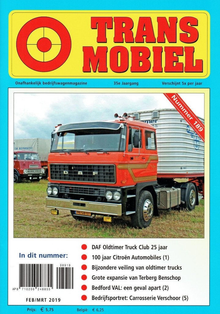 Transmobiel 2019 nr. 189, Boeken, Verzenden, Zo goed als nieuw, Algemeen