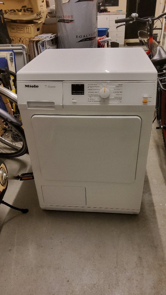 Miele TDA150C Wasdroger, Ophalen, 6 tot 8 kg, Gebruikt, Minder dan 85 cm