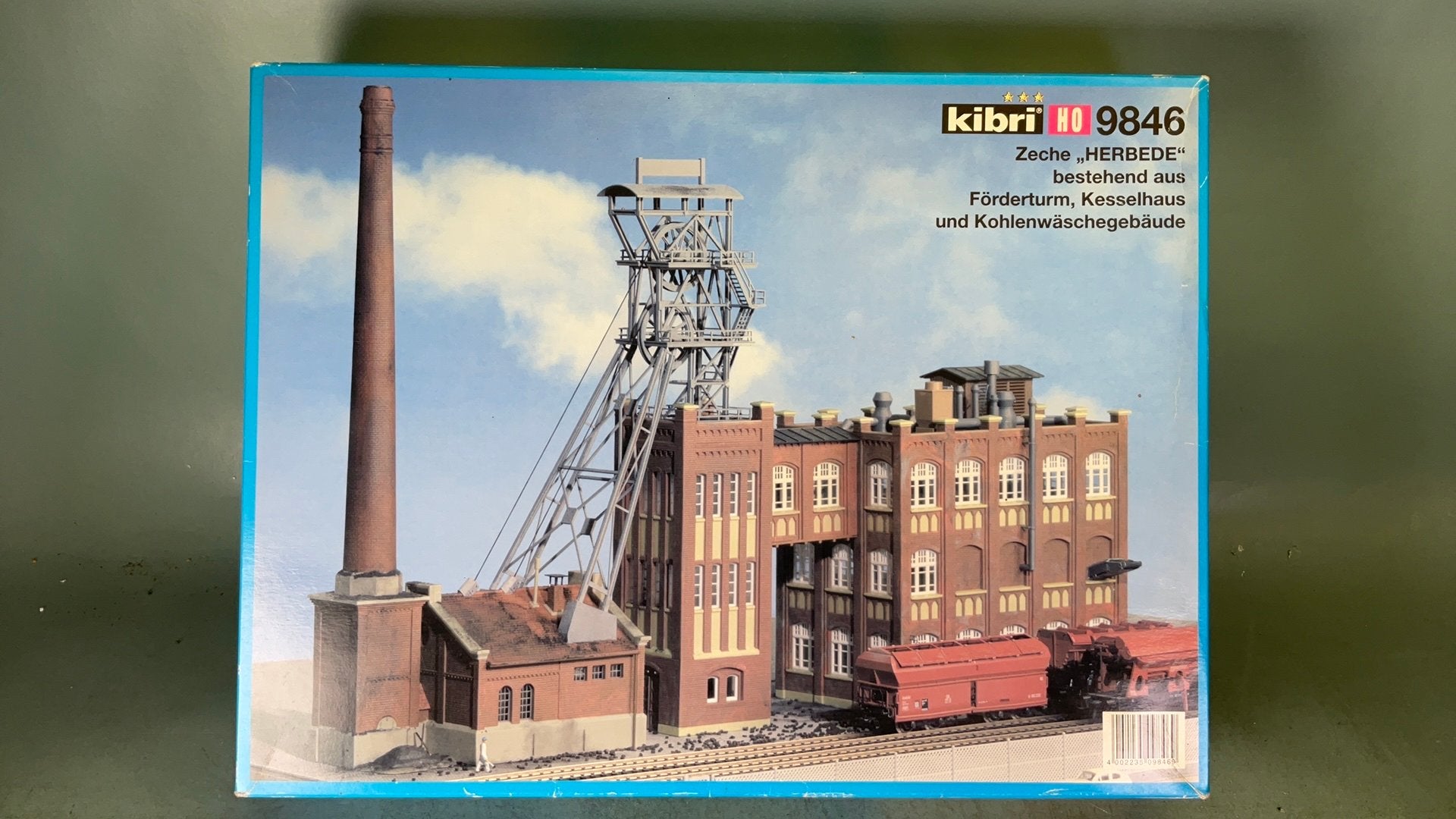 KIBRI HO 9846 Zeche “HERBEDE  , nieuw in doos , compleet ., Hobby en Vrije tijd, Modeltreinen | H0, Overige merken, Gelijkstroom of Wisselstroom