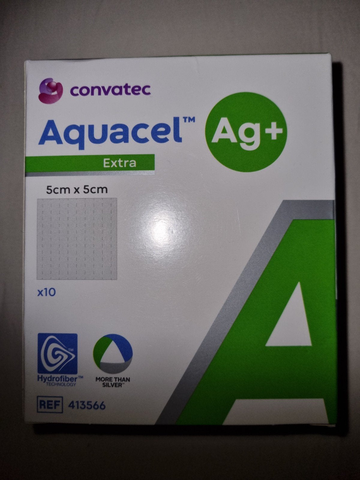 Convatec Aquacel Ag+ extra, 5x5 cm, 10 stuks, Ophalen of Verzenden