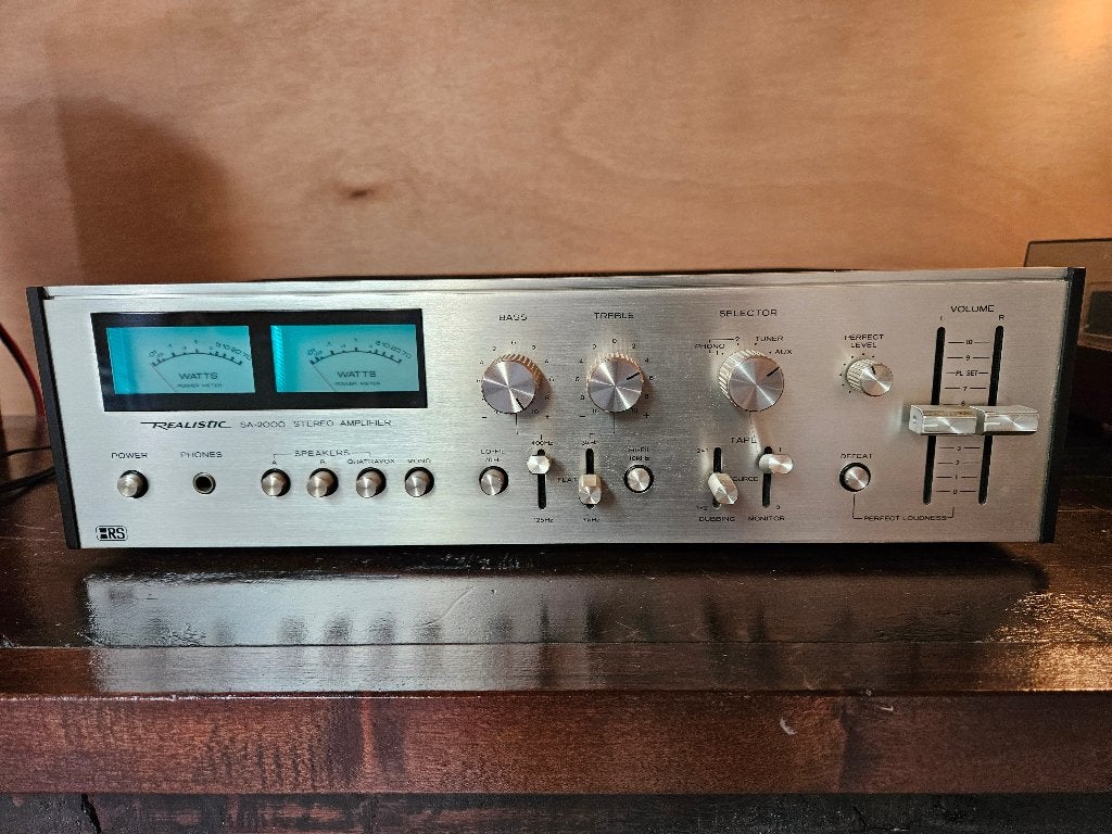 Deels vintage stereo set met platenspeler + BT adaptor, Gebruikt, Losse componenten, Speakers, Ophalen
