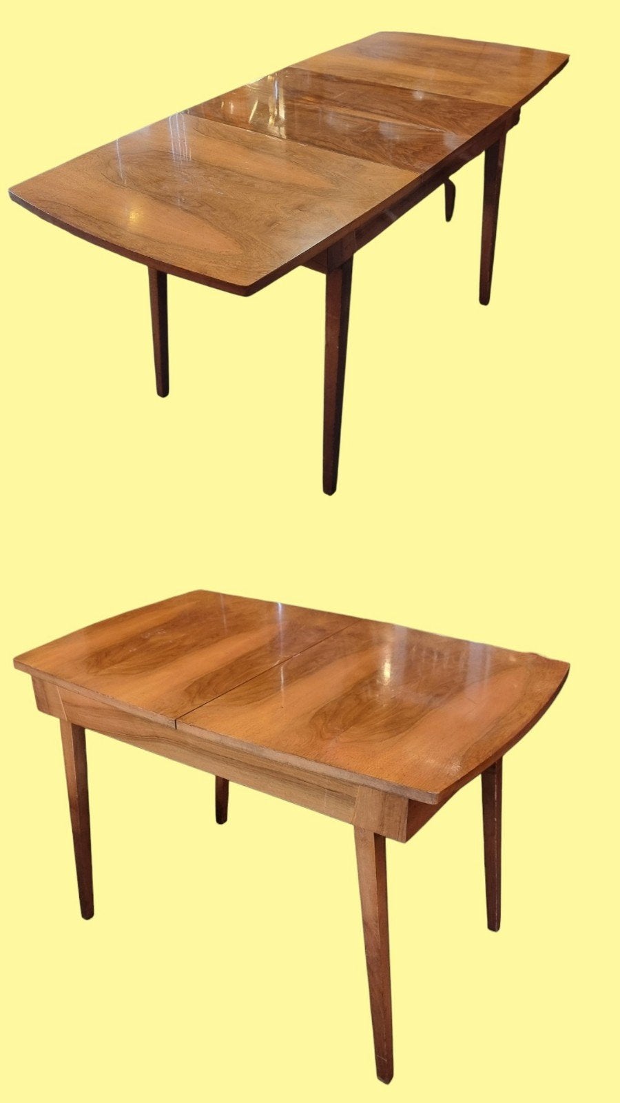 uitschuifbare eettafel mid century jaren 60, ,, ,, ,, Rechthoekig