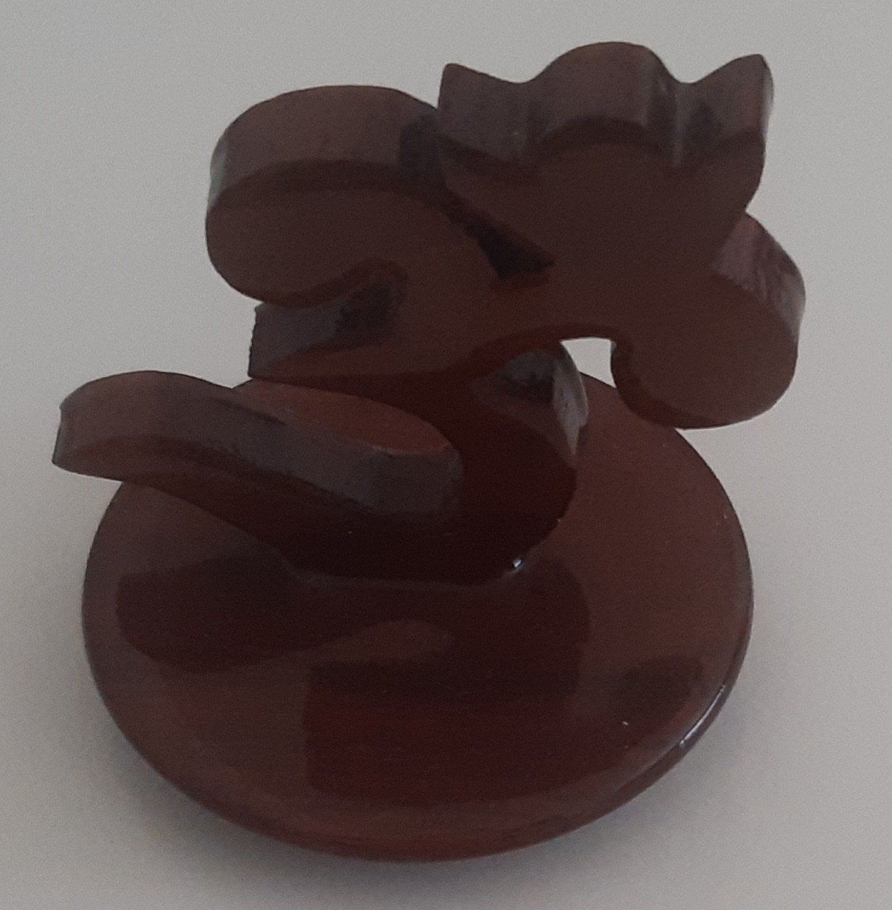 Houten Ohm teken, Ophalen