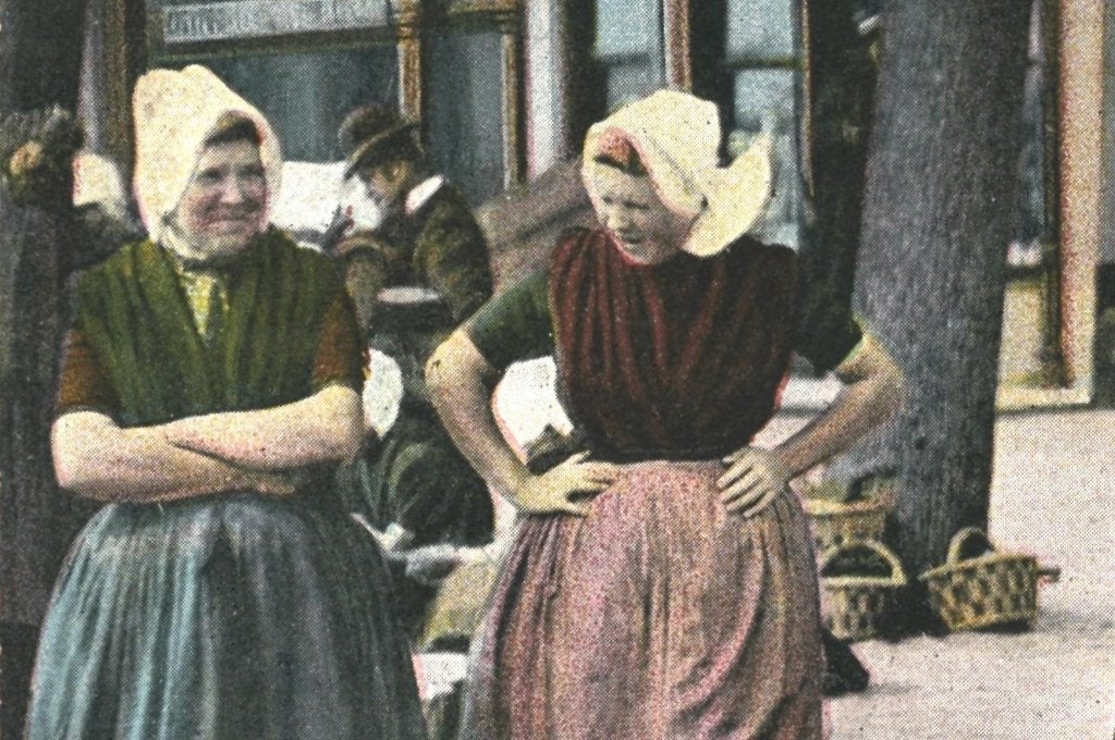 700342 Arnemuiden Middelburg 1906 Klederdracht Perfin, Ophalen of Verzenden, Voor 1920, Gelopen, Zeeland