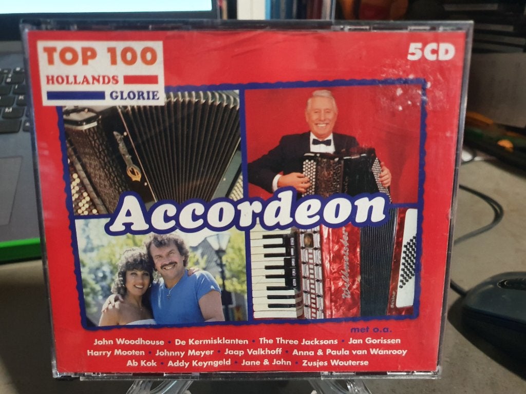 Accordeon top 100 Hollands Glorie 5CD, Ophalen, Zo goed als nieuw