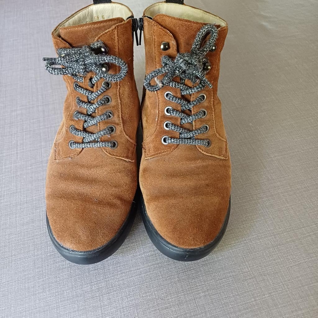 Waldlaufer halfhoge schoenen bruin suede maat 40 wijdte H, Kleding | Dames, Schoenen, Gedragen, Lage of Enkellaarzen, Bruin, Ophalen of Verzenden