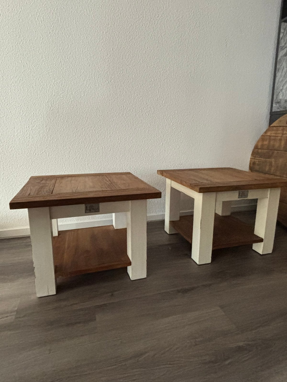Bijzet tafel eikenhout, Ophalen
