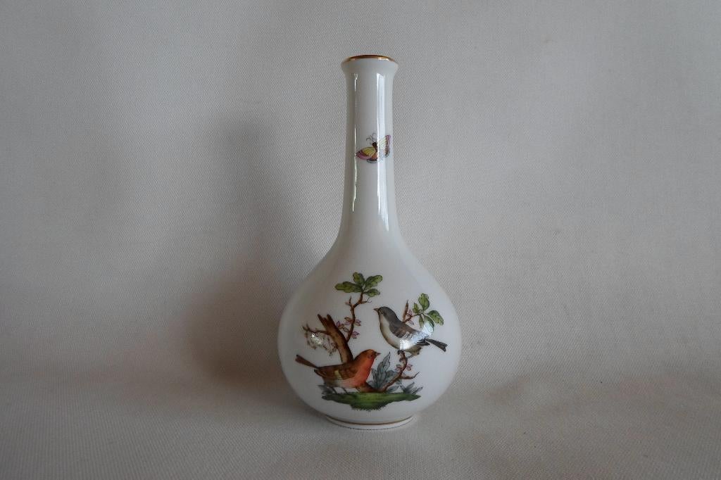 Herend Hungary Rothschild Bird Vaasje, Antiek en Kunst, Ophalen of Verzenden