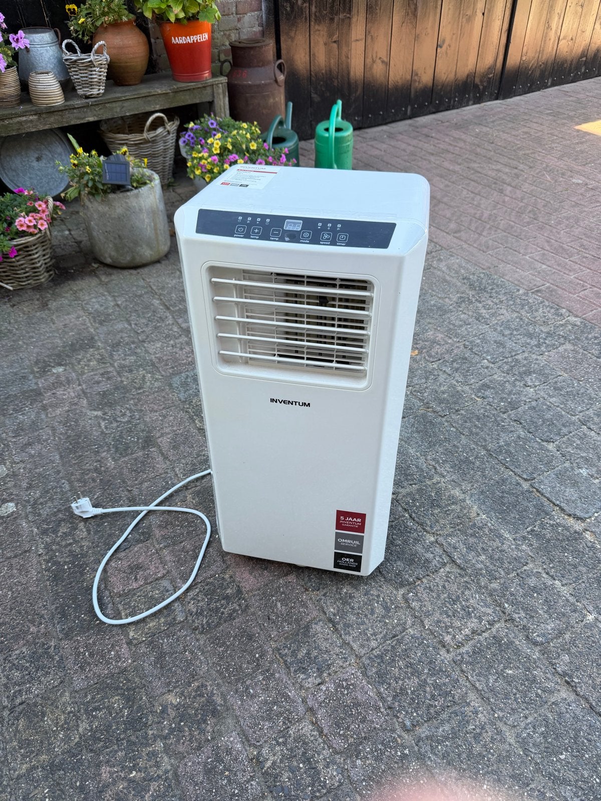Inventum 3-in-1 Mobiele Airco AC901 - Koelen, Ontvochtigen,, Ophalen, Gebruikt, 3 snelheden of meer, Koelen en Ontvochtigen