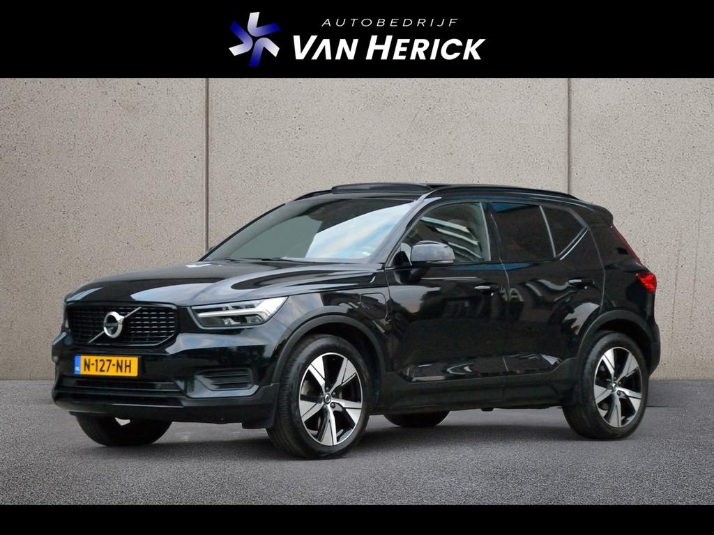 Volvo XC40 1.5 T5 Recharge R-Design | Leder | Panoramadak |, Zwart, Bedrijf, Hybride Elektrisch/Benzine, 3 cilinders