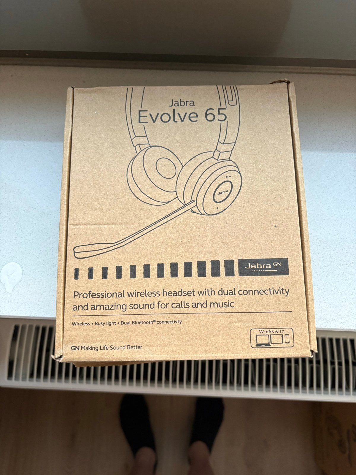 Jabra Evolve 65 professionele draadloze headset - Nieuw, Bluetooth, Nieuw, On-ear, Ophalen of Verzenden