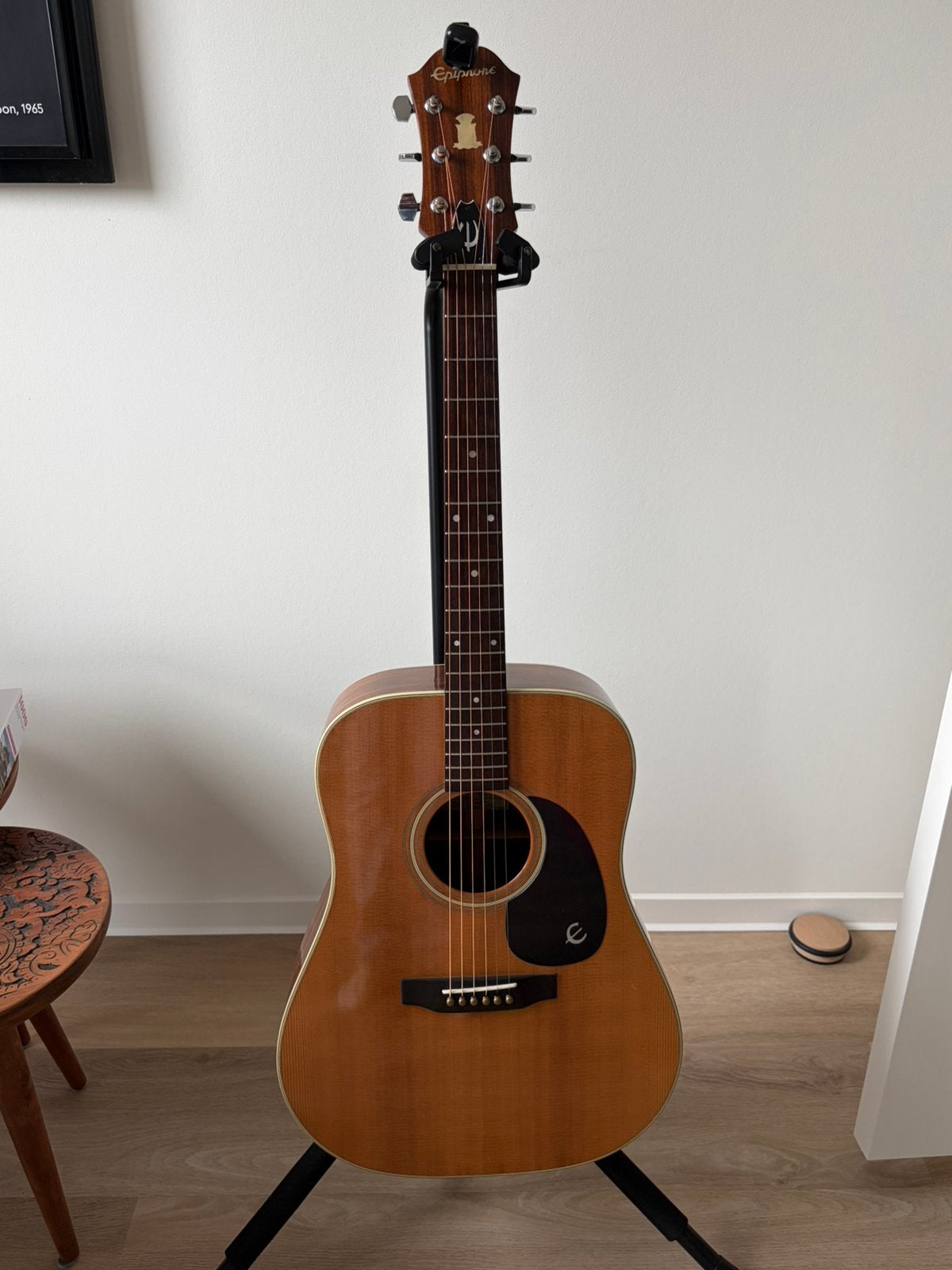 Vintage Epiphone PR 745 Zeldzaam, Ophalen, Zo goed als nieuw, Western- of Steelstringgitaar