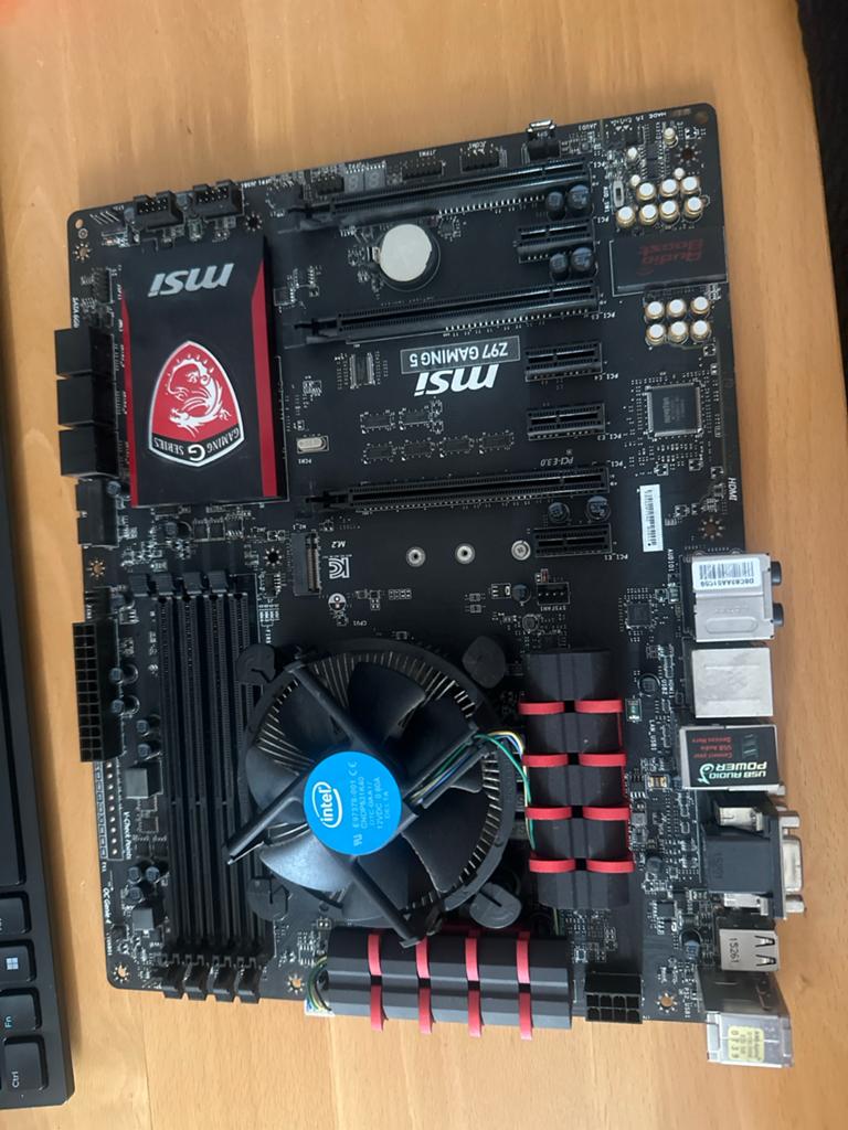 MSI Z97 GAMING 5 Moederbord met Intel Cooler, Ophalen, Gebruikt, Intel, DDR3