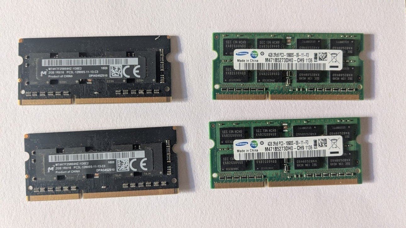 Laptop Ram geheugen., Computers en Software, 8 GB, DDR3, Ophalen of Verzenden, Zo goed als nieuw