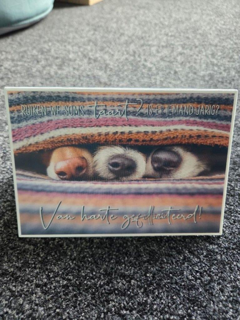 *LEUKE 3D HONDENKAART NIEUW *, Ophalen, Nieuw, Overige