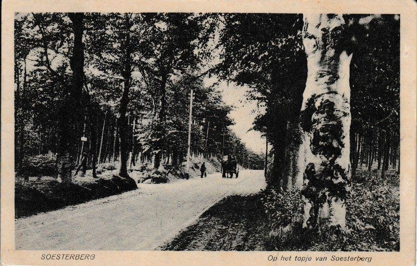 SOESTERBERG - 1927 - Op het TOPJE van SOESTERBERG, Ophalen of Verzenden, 1920 tot 1940, Gelopen, Zuid-Holland