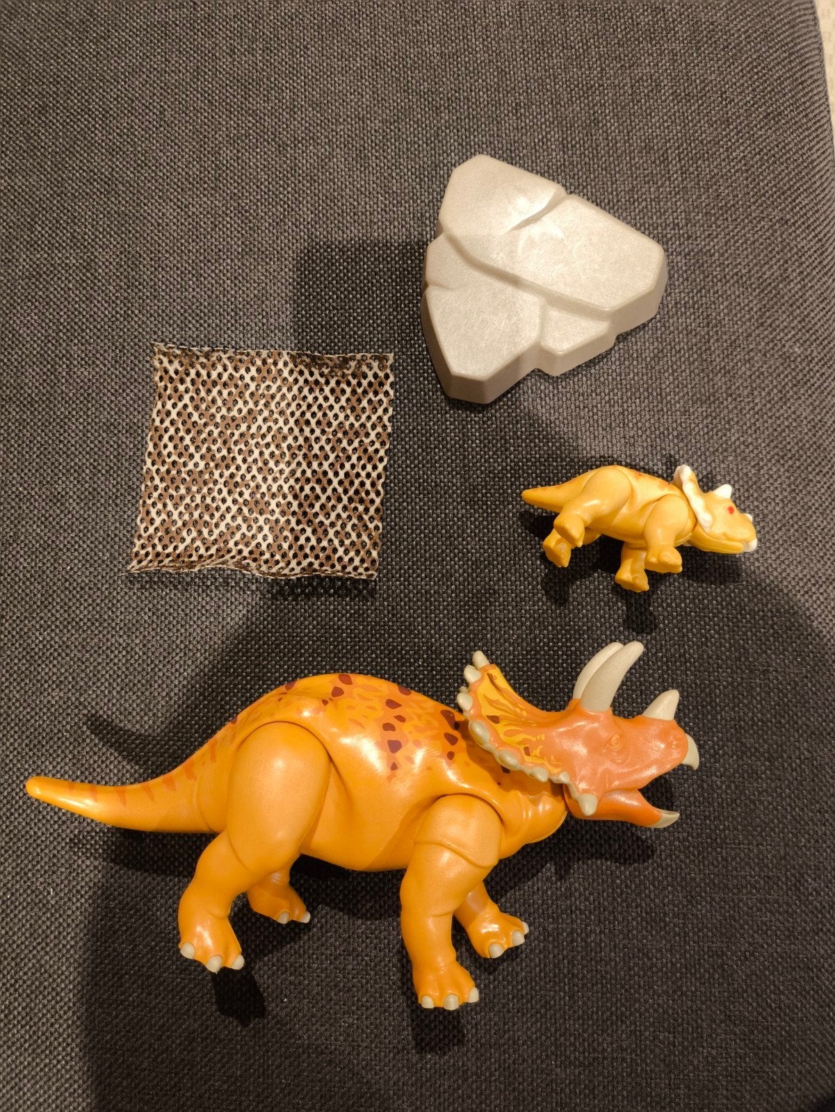 Playmobil Dino Speelset - Triceratops met baby, Ophalen, Gebruikt, Complete set, Figuren