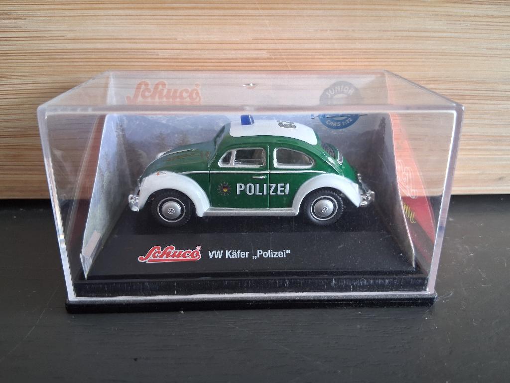 Schuco VW Kafer Polizei 1:72, Ophalen of Verzenden, Nieuw, Auto