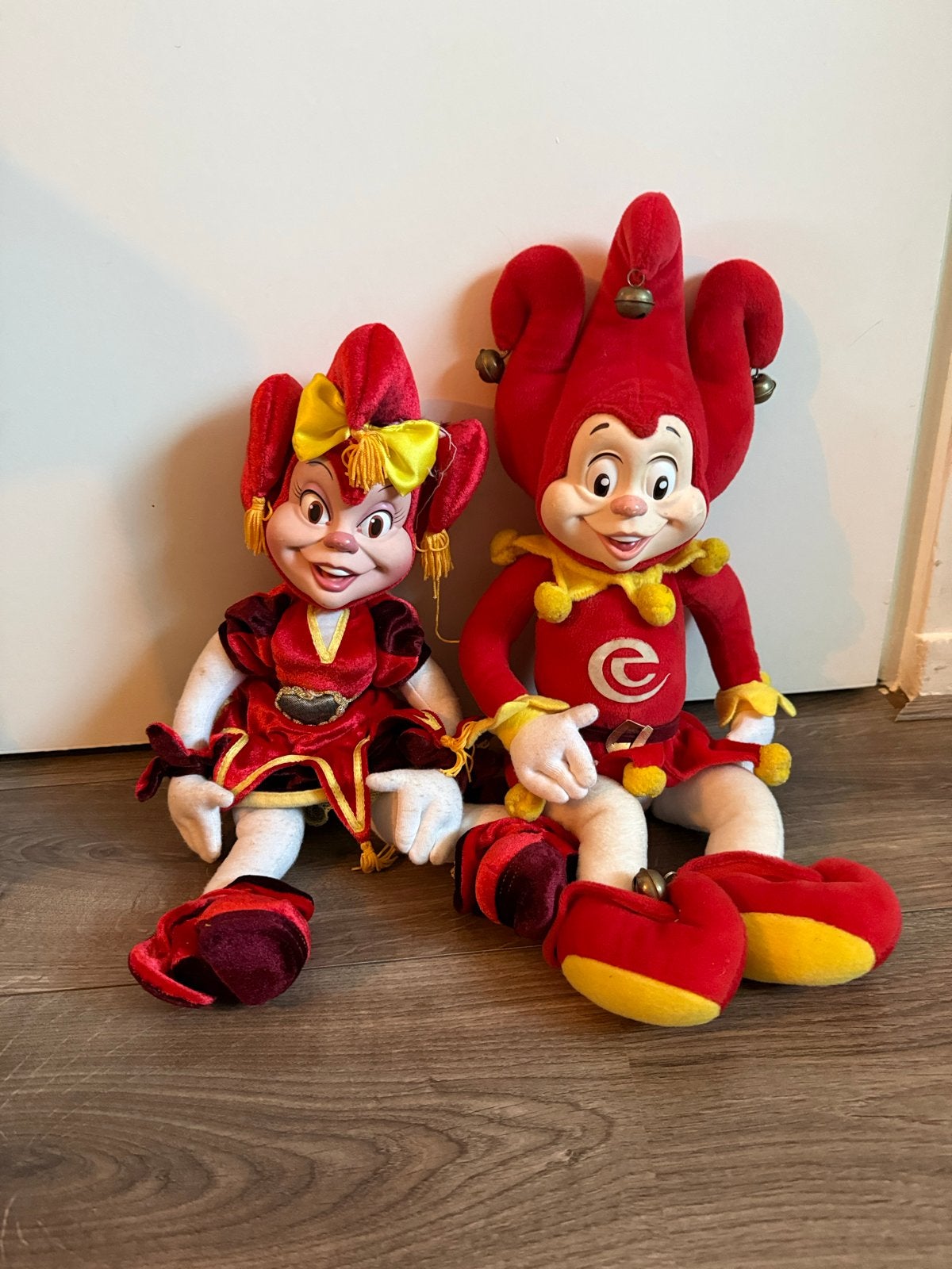 Efteling Pardoes en Pardijntje knuffels, Gebruikt, Overige merken, Overige typen, Ophalen of Verzenden